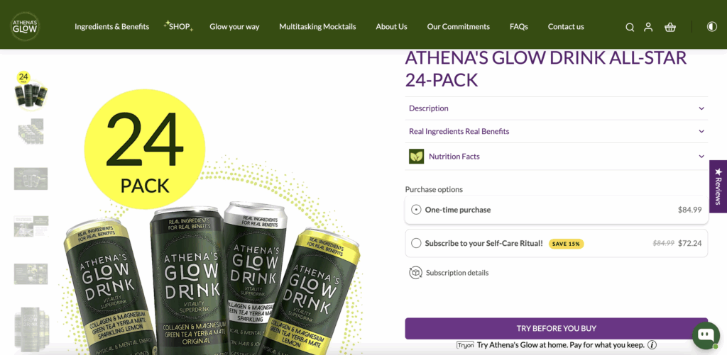 Athena's Glow Drink