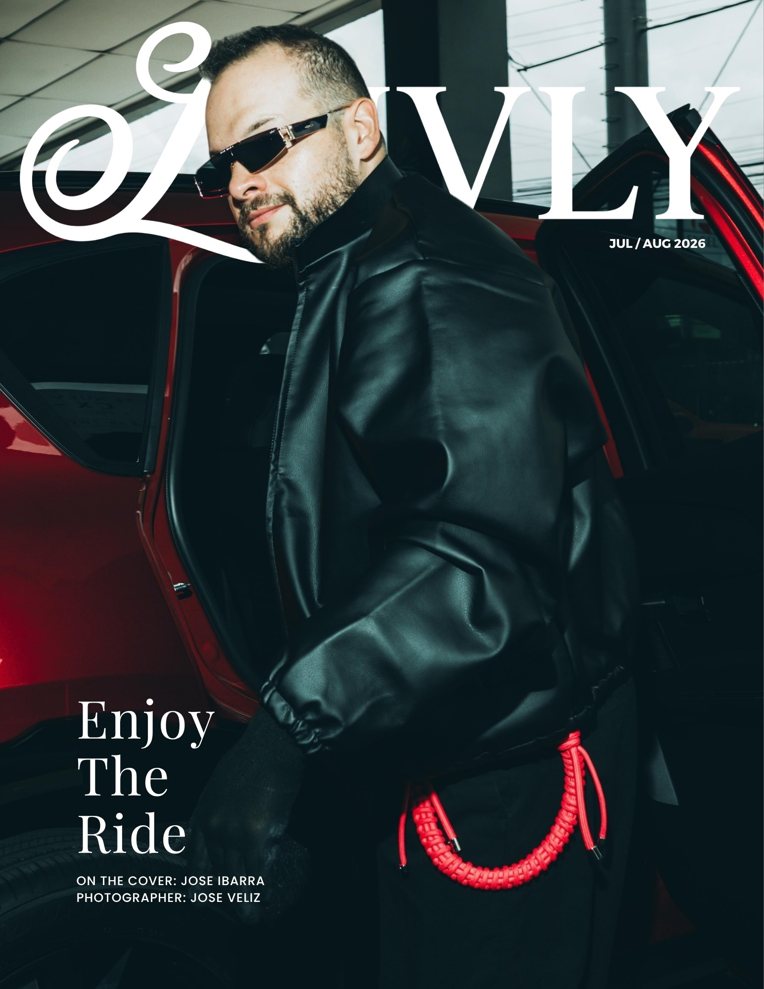 Jose Ibarra featured on Luvly Magazine Cover